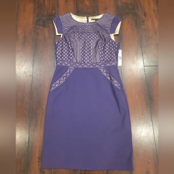 antonio melani formal dresses Beaded Fitted Short Sleeve Gown by Ladivine CC4019 – ABC Fashion